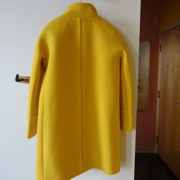J. Crew Cocoon Coat in Italian Stadium Cloth 0P Petite 0 P0 - Picture 4 of 16